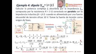 Electrotecnia  Tema 7 4 Potencias activa reactiva aparente en admitancias Y ◿ complejas [upl. by Orlando]