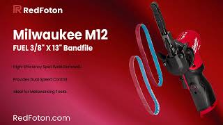 Milwaukee M12 Fuel 38 x 13 Bandfile Compact Yet Powerful [upl. by Bega]