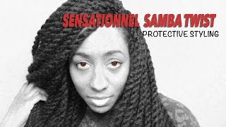 MY BRAID PATTERN CROCHET BRAID INSTALL Sensationnel Samba Twist [upl. by Hsirt]