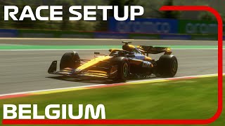 F1 24 BELGIUM  Qualify Lap  RACE Setup 💪 [upl. by Harmon]