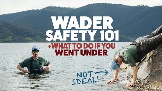 Wader Safety 101  Fly Fishing Safety  Part 1 [upl. by Acsecnarf]