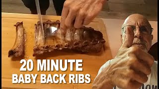 The Best Air Fryer BABY BACK RIBS in under 30 minutes Impossible [upl. by Llewxam976]