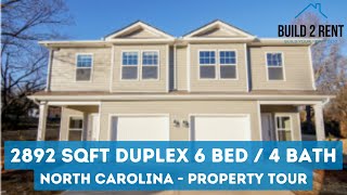 Build 2 Rent North Carolina Duplex  6BD 4BTH 2892 SQFT  Build2Rentcom [upl. by Nirat]