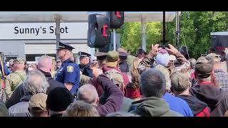 Ted Nugent at the Fred Bear statue dedication in Grayling [upl. by Samled]