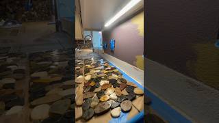 ITILE Backsplash river rock overview and installation [upl. by Gnemgnok]