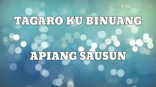 Tagaro Ku Binuang  Apiang Sausun [upl. by Astera]