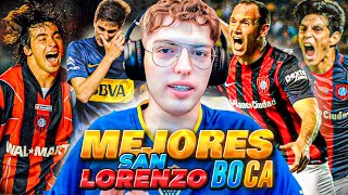 DAVO XENEIZE REACCIONA a los MEJORES CLÁSICOS 🔥 SAN LORENZO  BOCA [upl. by Kcaj]