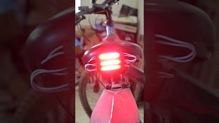 Diy Cycle Break light  12v LED light  Power Booster MT3608 [upl. by Fransisco]