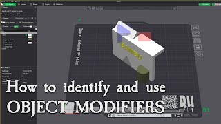 Bambu Studio 110  Object Modifiers [upl. by Atinahs380]