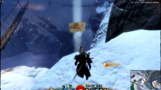 GW2 Snowslide Ravine Vista Dredgehaunt Cliffs Ultra Graphics [upl. by Salomo392]