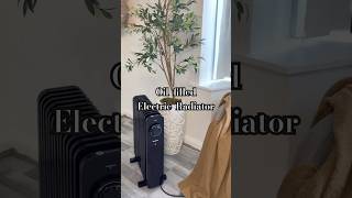 Oil Filled Electric Radiator electricradiators radiator smartradiator homeperformance winter [upl. by Ellevart]