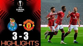 FC PORTO VS MAN UNITED WILD 🤯👇🤯👇🤯👇 03\10\2024 [upl. by Lashoh]