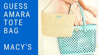 Guess Amara Tote Bag  Macy’s  Tour the Store 2022  HD [upl. by Akinad306]