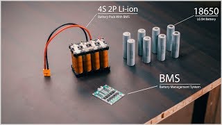 Make Your Own 4S 2P Liion Battery Pack  18650 Battery [upl. by Conroy655]