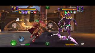 Adam Warlock solo Green Goblin Boss  Thronebreaker  12 HOUSE OF HORRORS  EQ  MCOC [upl. by Nnyloj]