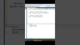 Función MAX en SQL Server sqlserver excel sql [upl. by Jeramie220]