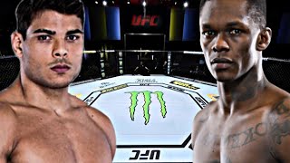 PAULO quotBORRACHINHAquot COSTA VS ISRAEL ADESANYA [upl. by Notrom]