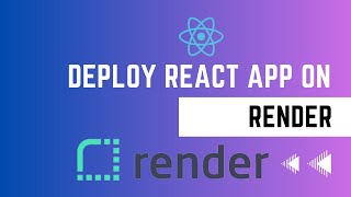 Deploying React App on Render Hosting Platform  StepbyStep Tutorial [upl. by Anneirda621]