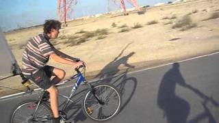 Sail mod for bike  Going greener [upl. by Oirad]