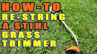 Stihl Trimmer Line Replacement [upl. by Auburn]