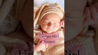 Unique Baby Girl Names babygirlnames babynames [upl. by Ecirtnuahs]