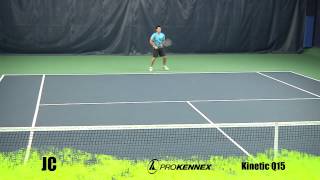 Tennis Express  ProKennex Kinetic Q15 Racquet Review [upl. by Alleroif375]