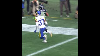 Tyler Lockett catches for a 30yard Touchdown vs Los Angeles Rams [upl. by Chipman]