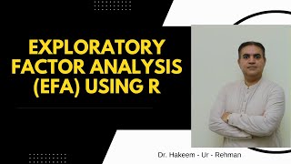 Exploratory Factor Analysis EFA Using R  Exploratory Factor Analysis in R  R Tutorial for EFA [upl. by Eigroeg687]