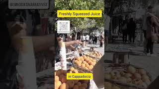 Freshly Squeezed Juice in Cappadocia shortsviral [upl. by Dougal]