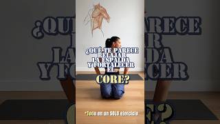 ¿Qué te parece relajar la espalda y fortalecer el core salud espalda stretching abdominales [upl. by Yrolam]