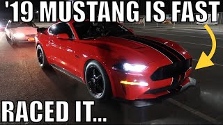 2019 vs 2018 MUSTANG GT DRAG RACE SHOWDOWN [upl. by Best]