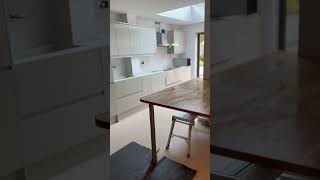 Howdens kitchen install ready for quartz worktop templating amp second fix of electrics and plumbing [upl. by Hteazile]