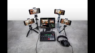 Roland AeroCaster VC01 wireless video mixer  Engadget [upl. by Delcine]