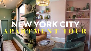 MY NYC APARTMENT TOUR  artdecomeetsgrandmillennial interior design [upl. by Asserat]