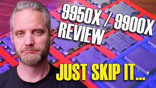 9950X  9900X CPU Review 21 CPUs Tested [upl. by Anneirda]