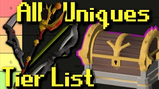 Every Unique In Oldschool Runescape Ranked [upl. by Salot]