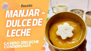 Receta de Manjar o Dulce de Leche con LECHE DE VACA [upl. by Eelrak]