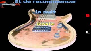 Rosie Francis Cabrel  Version chanteur  guitariste [upl. by Aihtela]