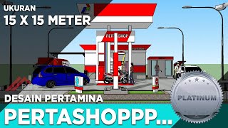 Desain Pertashop Pertamina PLATINUM [upl. by Ahsanat]