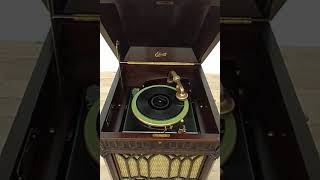 Edison C250 Record Player Antique Wind Up Phonograph Records [upl. by Icats]