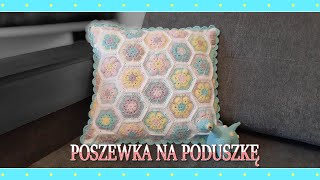 Poszewka na poduszkę na szydełku [upl. by Mayhs]