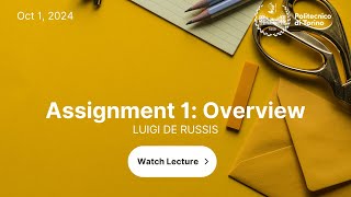 HCI2024  Lecture 6  Assignment 1 overview [upl. by Rehctaht834]