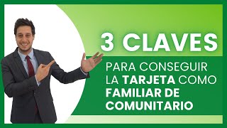 ✅ 3 CLAVES para SOLICITAR la TARJETA COMUNITARIA en España con Éxito 🇪🇸 [upl. by Esli]