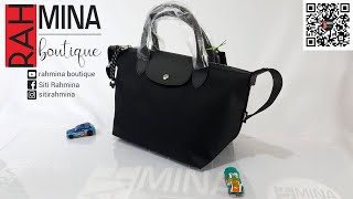 longchamp le pliage energy small top handle bag I review I unboxing [upl. by Gerardo498]