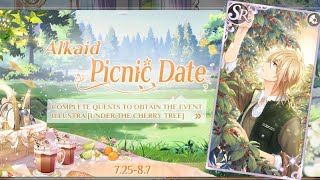 Alkaid Picnic Date Event  Food combo amp Letter  Lovebrush Chronicles [upl. by Cleopatra]