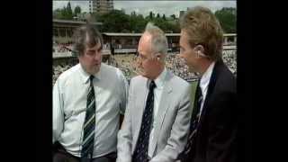 Johnners revenge on Aggers at Edgbaston 1993 [upl. by Bainbridge]