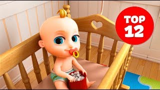 Джони Джони  Сборник  Johny Johny Yes Papa  TOP 12 Songs for Children  на Русском [upl. by Sulohcin]