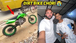 New Dirt Bike Chori Ho Gayi 😭 Zeeshan Rone Laga 🥲 [upl. by Rubbico]