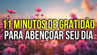 11 MINUTOS DE GRATIDÃO PARA ABENÇOAR SEU DIA [upl. by Yezdnil]