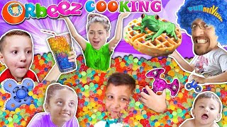 REUPLOADED￼ORBEEZ COOKING Whirl Pool Spa Challenge REAL ICE FIDGET SPINNER FUNnel Vision lost [upl. by Idnahr]